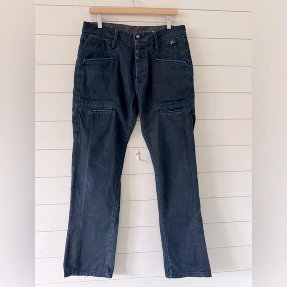 Vintage G-Star Raw W31L32 3301 Button Hook Fly Multi Pocket Cargo over d…